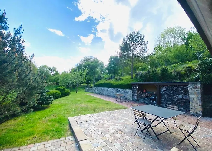 Casa de Férias Campagne Bohème Chic&piscine Privée à Honfleur